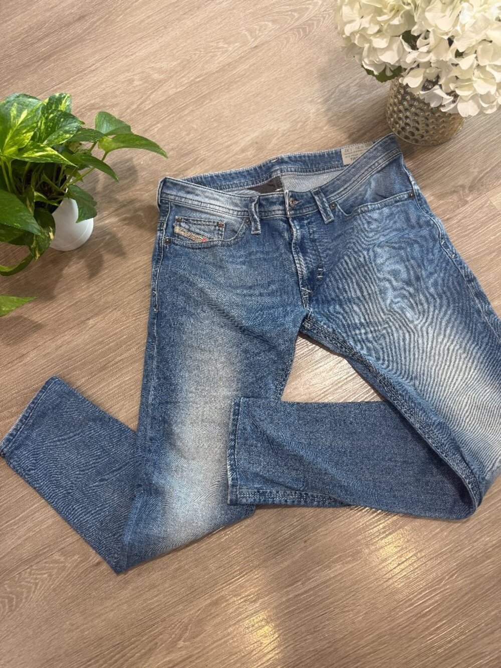 Jeans,Diesel,W 30 L 32,Light wash denim,50
